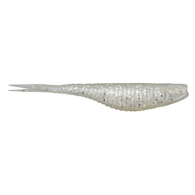 Damiki Armor Shad 2.5 White Silver Flake