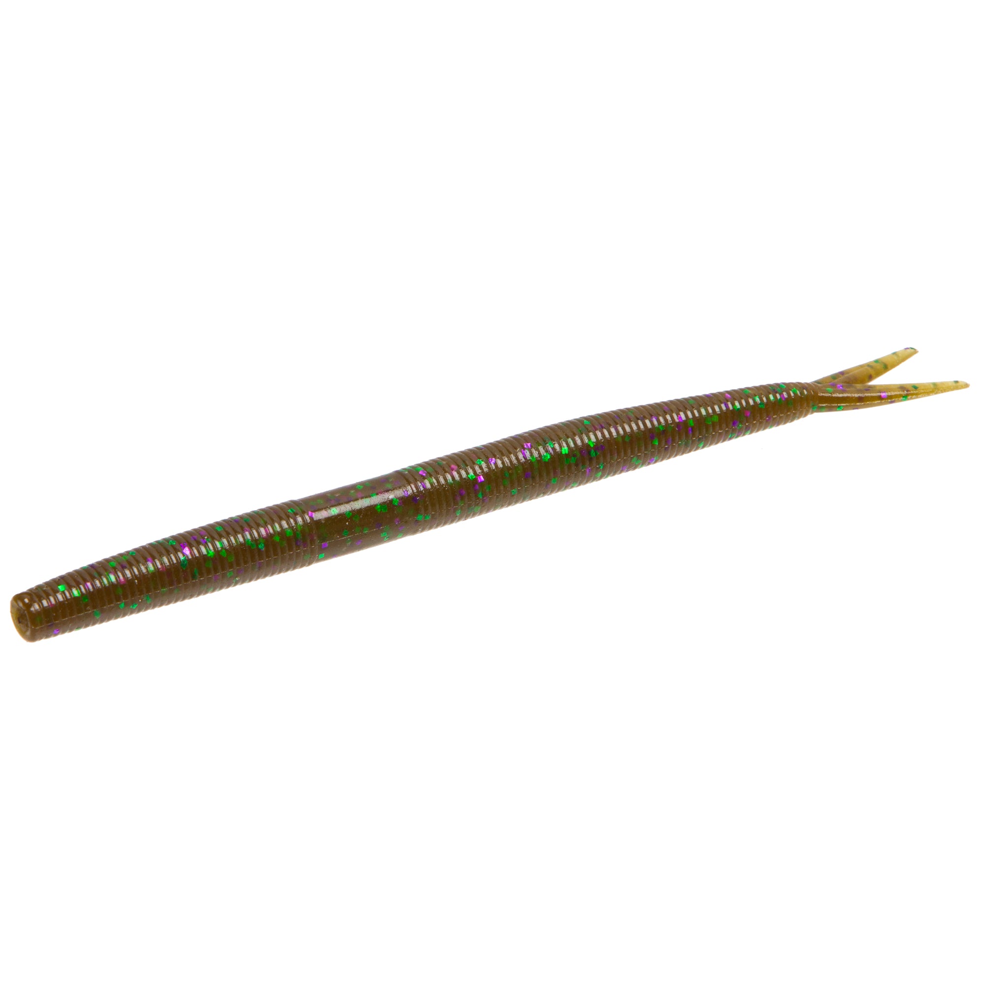 Zoom Fluke Stick 10pk Green Pumpkin Purple Green