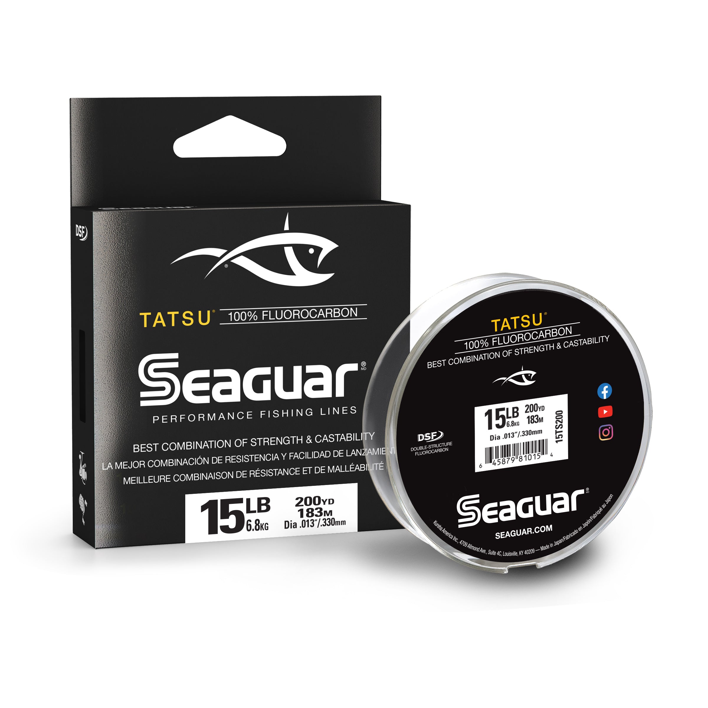 Seaguar Tatsu Fluorocarbon Line 200 15lb
