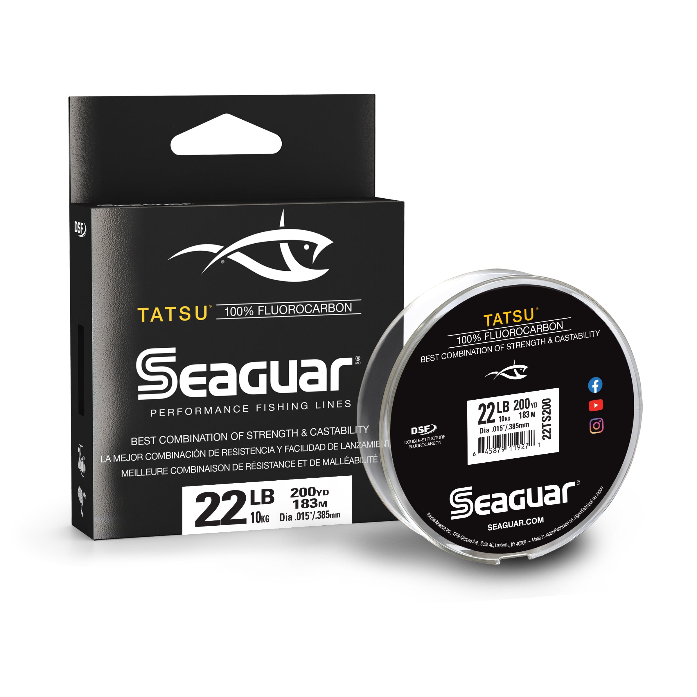 Seaguar Tatsu Fluorocarbon Line 200 22lb