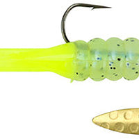 Mr. Crappie Sausage Head Spin Jig Pre-Rigged with Slabalicious Monkey Shine 1