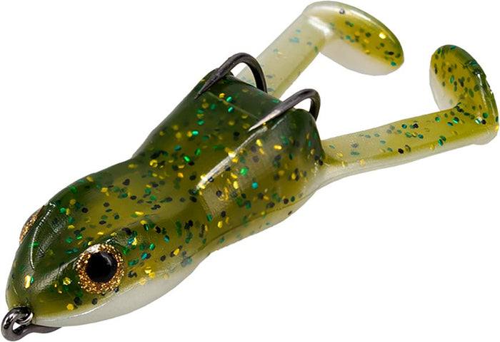 Frog Factory Ribbit Top Toad Pre-Rigged Hollow Body Frog 2 Pk Baby Bass