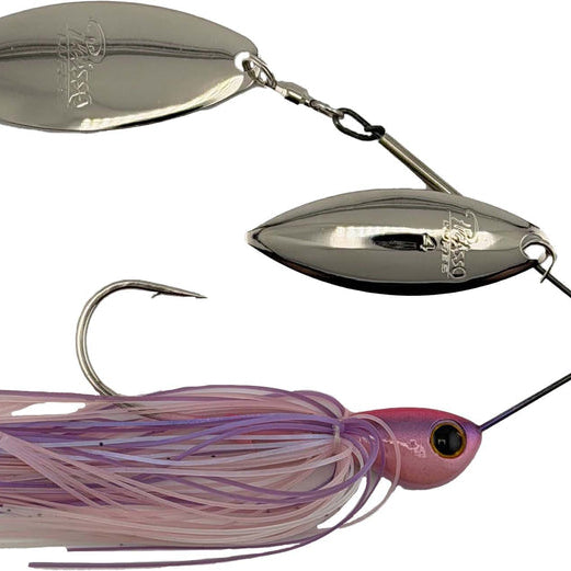 Picasso Titanium HP Double Willow Spinnerbaits Morning Dawn Nickel Nickel