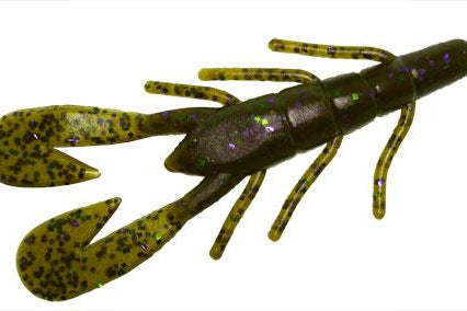 Zoom UltraVibe Speed Craw 3.5" 12pk Green Pumpkin Candy 272**