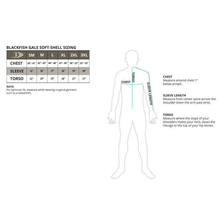 Blackfish Gale Soft-Shell Pullover w/ Tackle Addict Logo