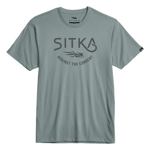 Sitka Men's Hooked Tee Surf Blue