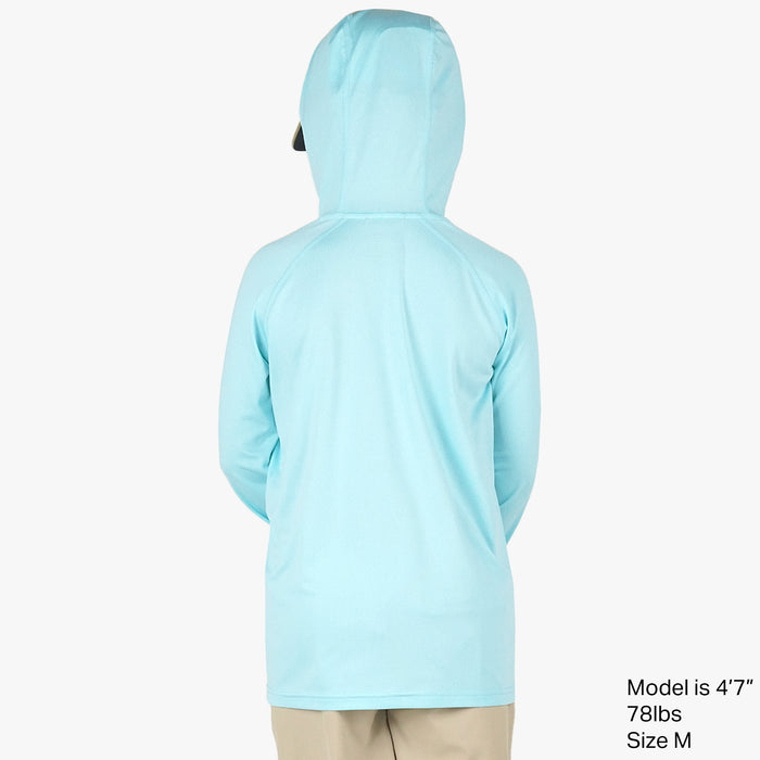 Aftco Youth Samurai Hooded Long Sleeve Performance Shirt