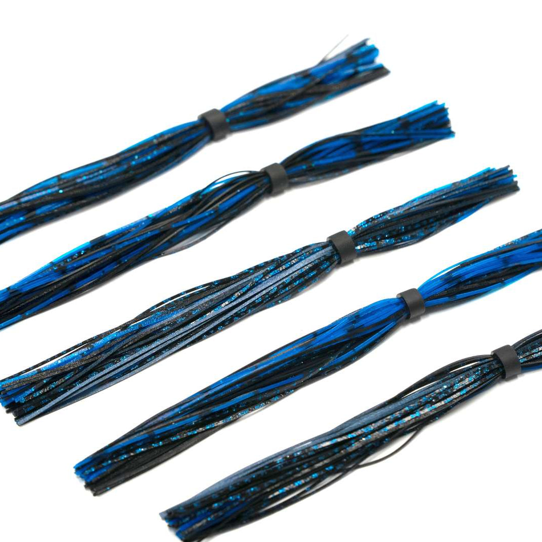 6th Sense Silicone Jig Skirt Black N Blue