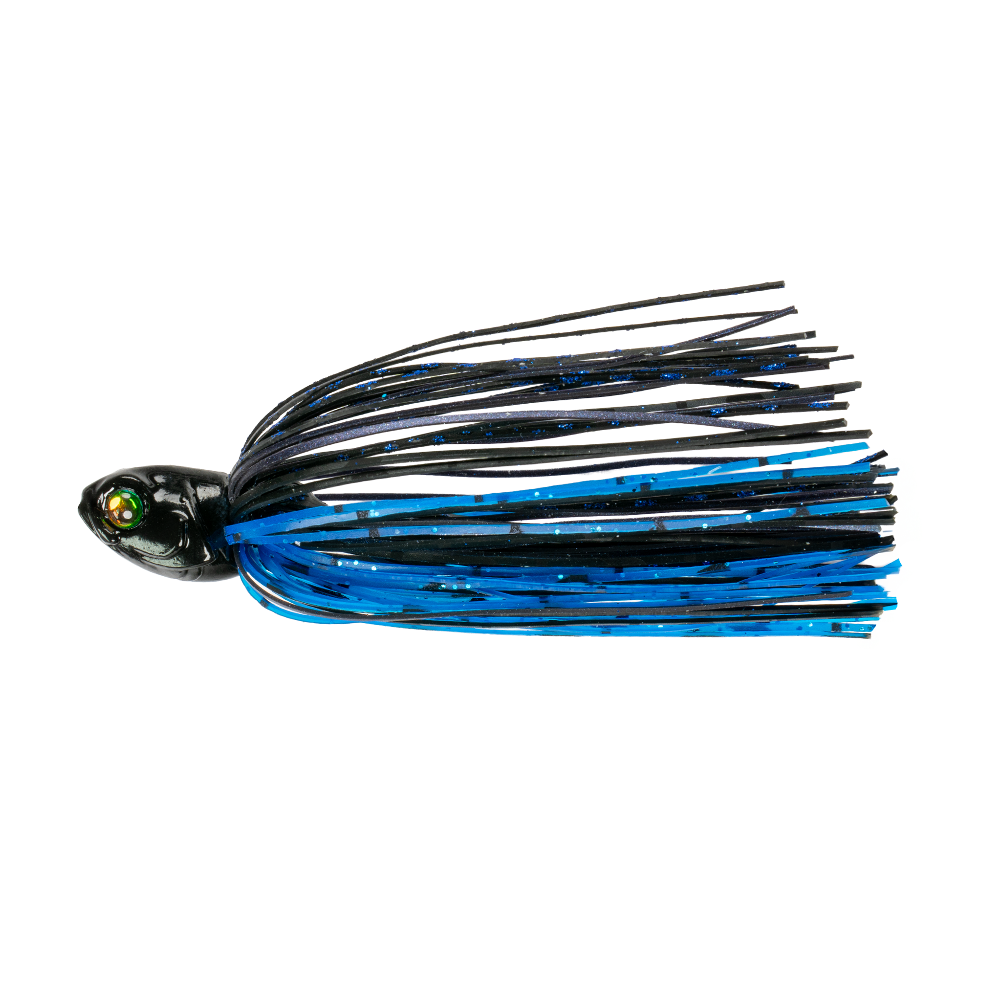 6th Sense Line Through Swim Jig Black and Blue 0