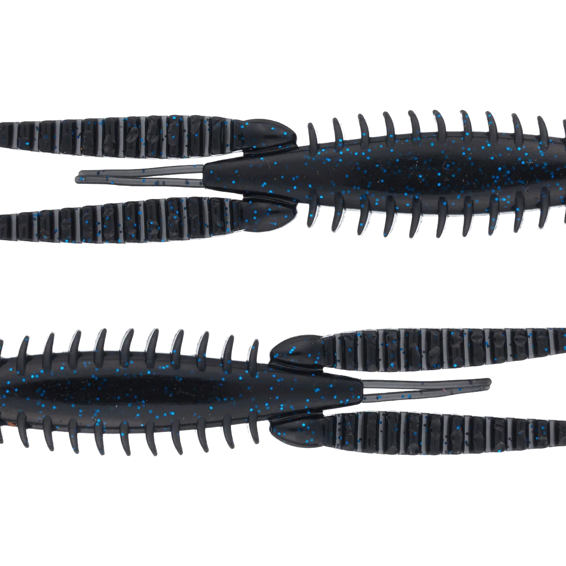 G-Ratt Baits Dixie Flip Craw Trailers 8pk BLACK N' BLUE FLAKE