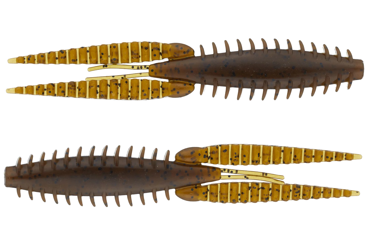 G-Ratt Baits Dixie Flip Craw Trailers 8pk TRD BROWN BLACK FLAKE