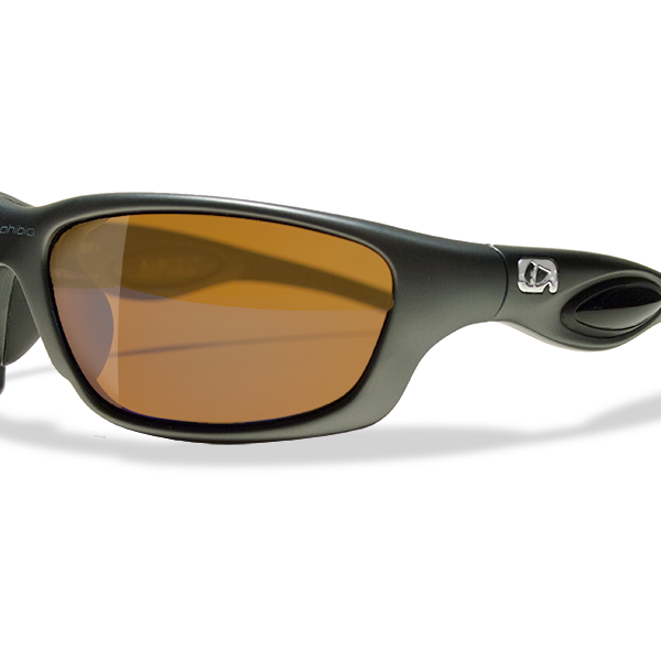 Amphibia Hydrafoil Sunglasses Gunmetal Amber Wave (Brown Base Blue Mirror)