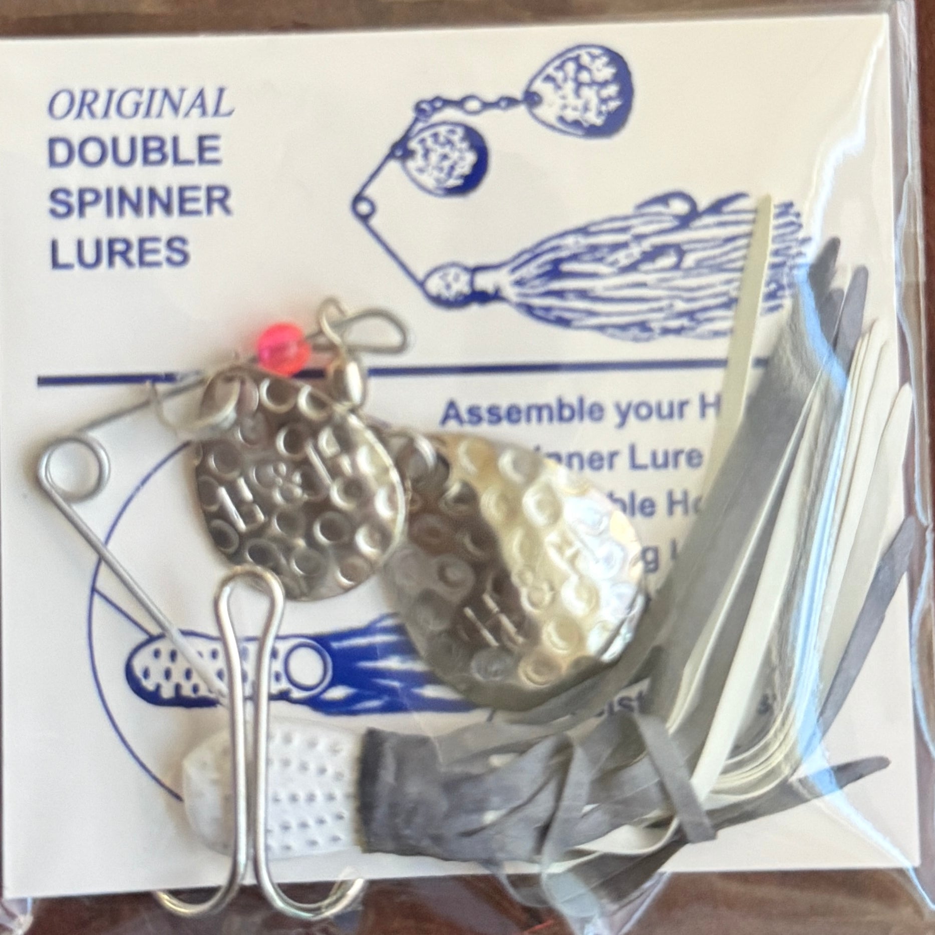 H&H Lure Company Double Colorado Spinner Lure 3/8oz Black & White