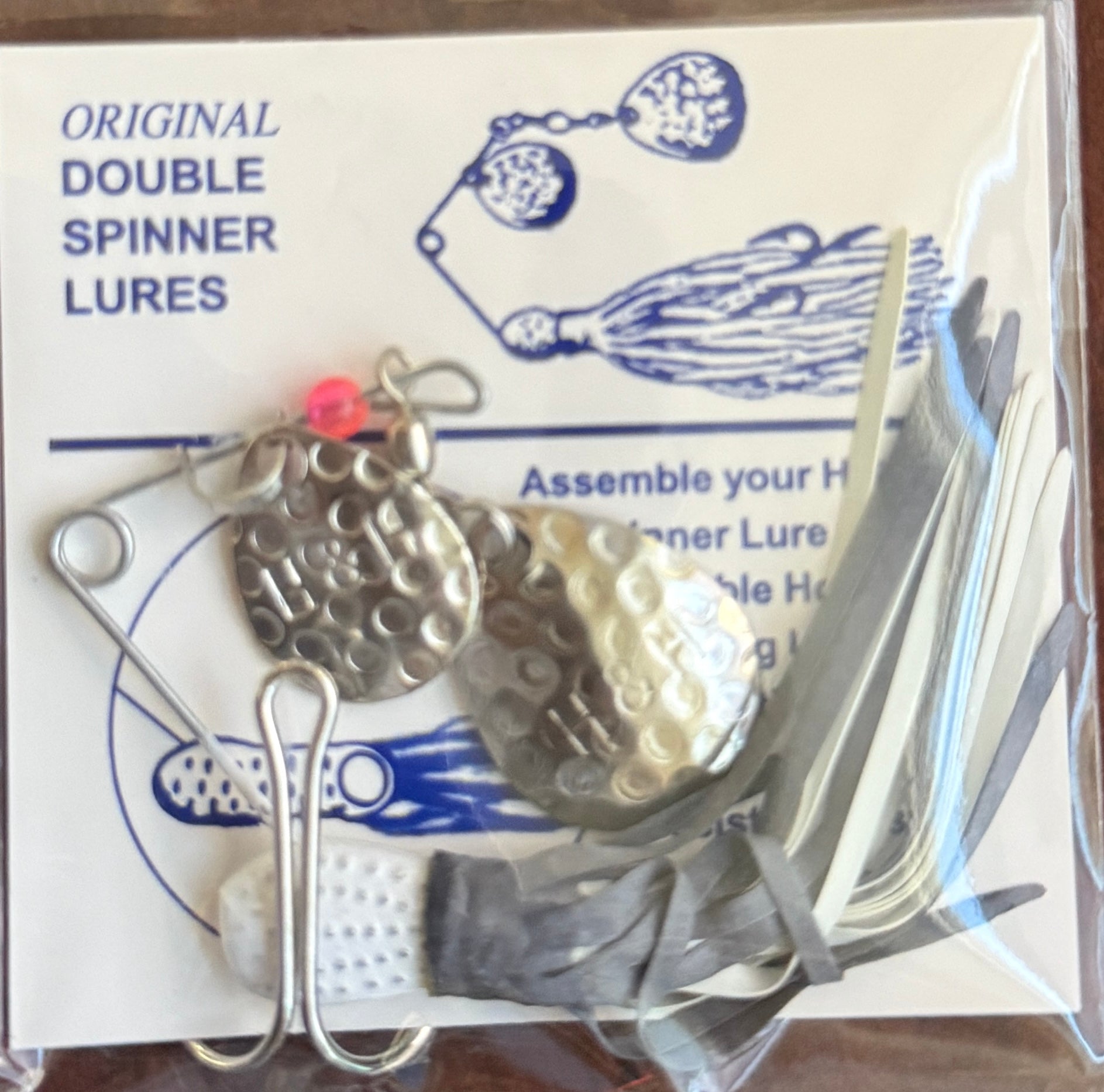 H&H Lure Company Double Colorado Spinner Lure 3/8oz Black & White