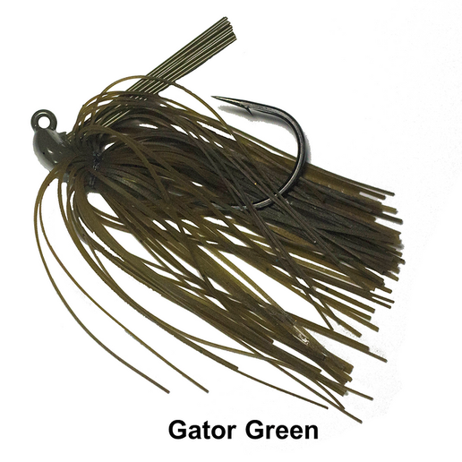 Queen Tackle Tungsten Punch Skirt Gator Green
