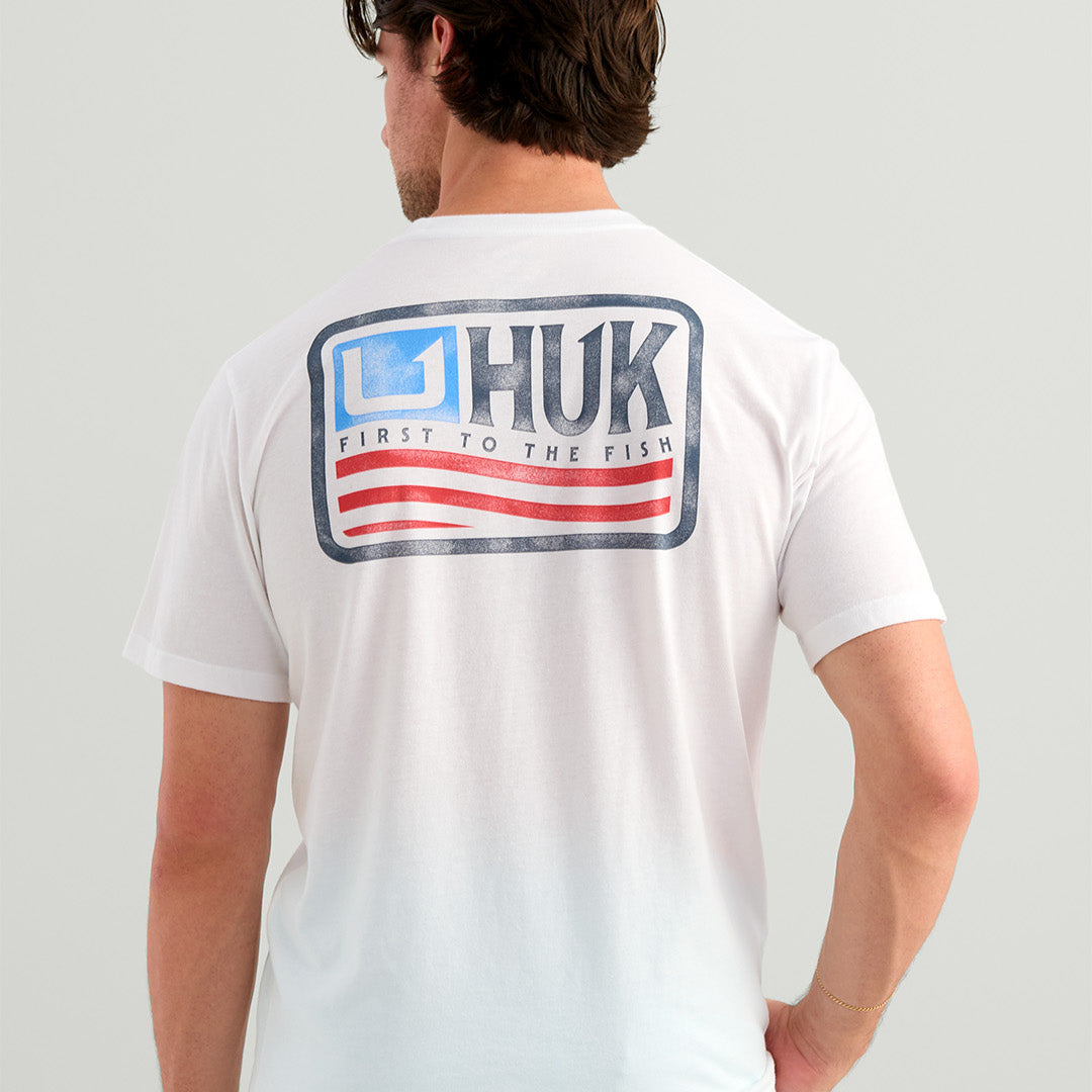 HUK Short Sleeve T-Shirt Born to Wave