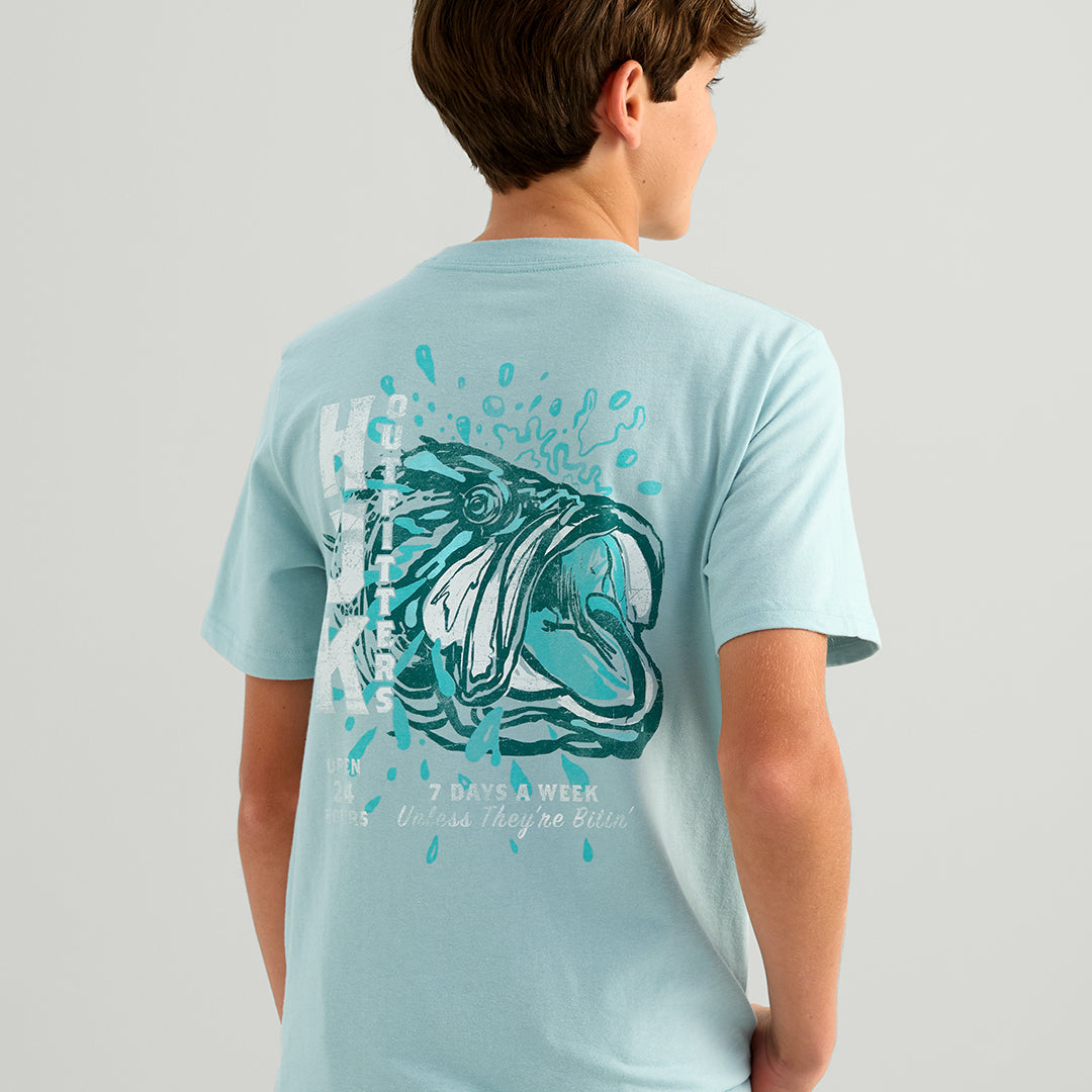 HUK Youth T-Shirts Bass Hours