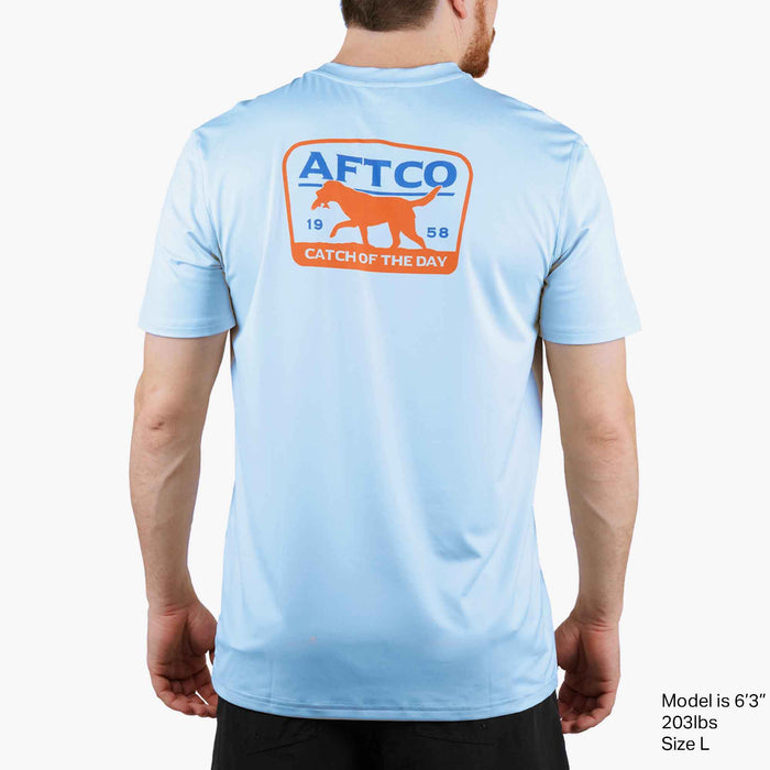 Aftco Short Sleeve Performance Shirt "Fetch"