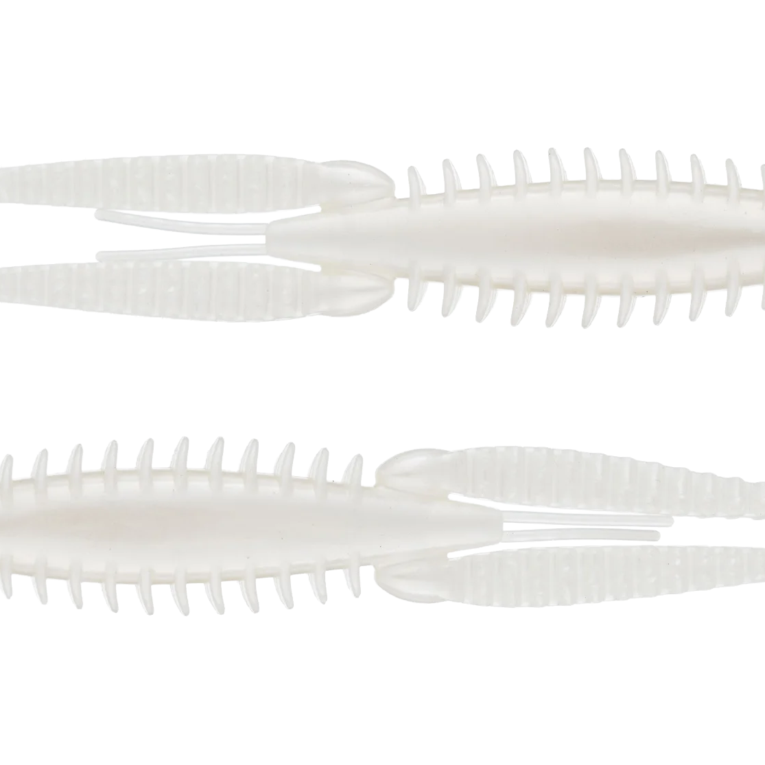 G-Ratt Baits Dixie Flip Craw Trailers 8pk PEARL WHITE