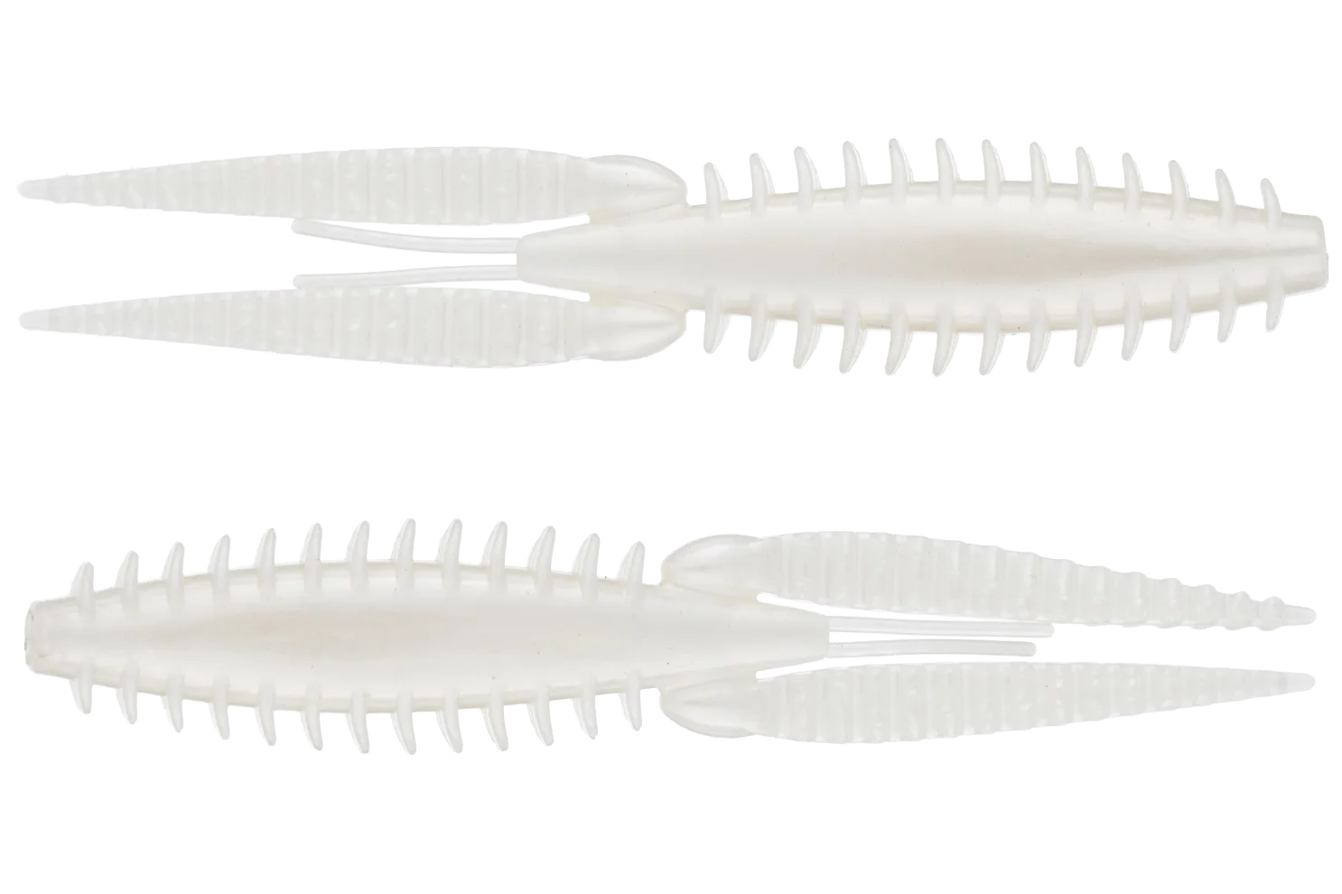 G-Ratt Baits Dixie Flip Craw Trailers 8pk PEARL WHITE