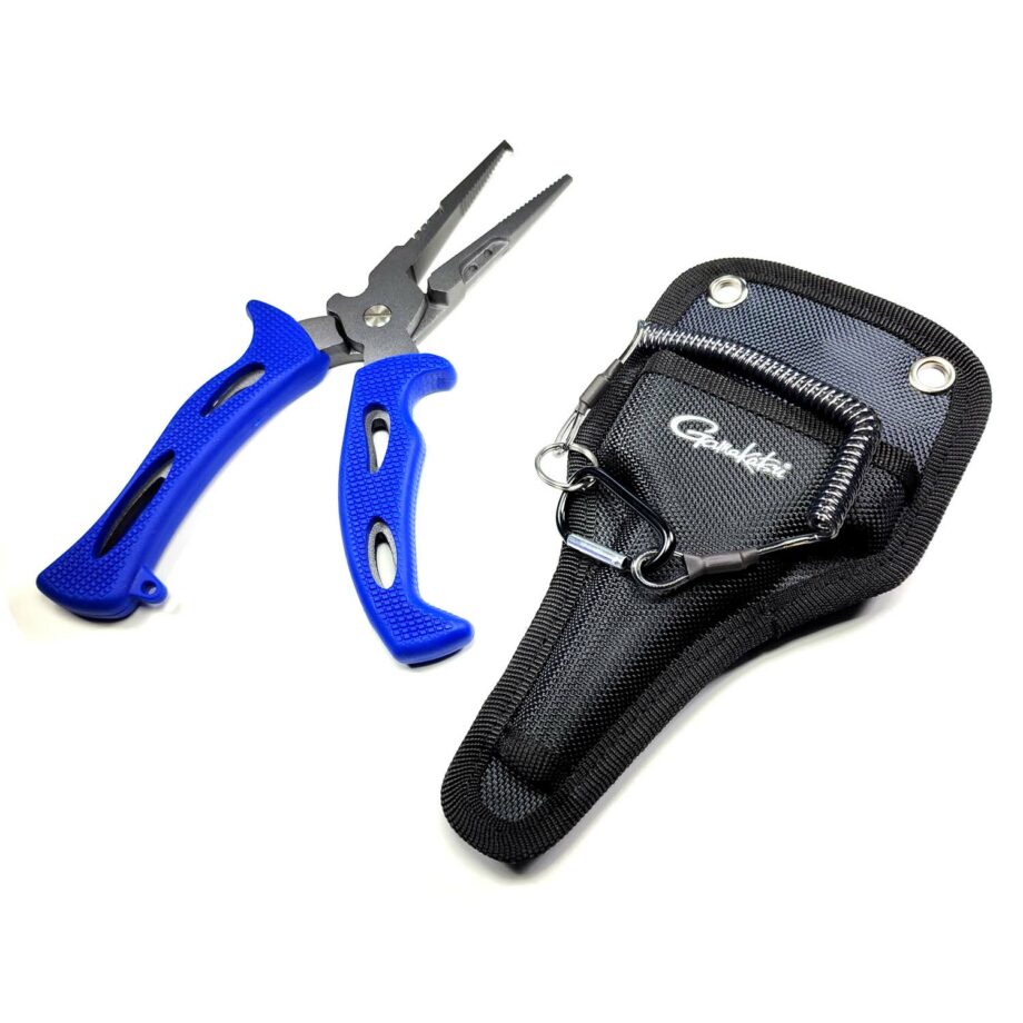 Gamakatsu Fishing Pliers 45 Degree Stainless 9″