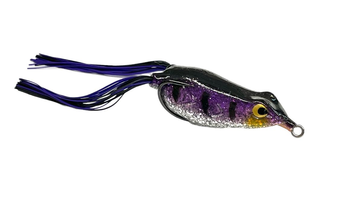 Copper Red Baits Wave Frog Purple Shad