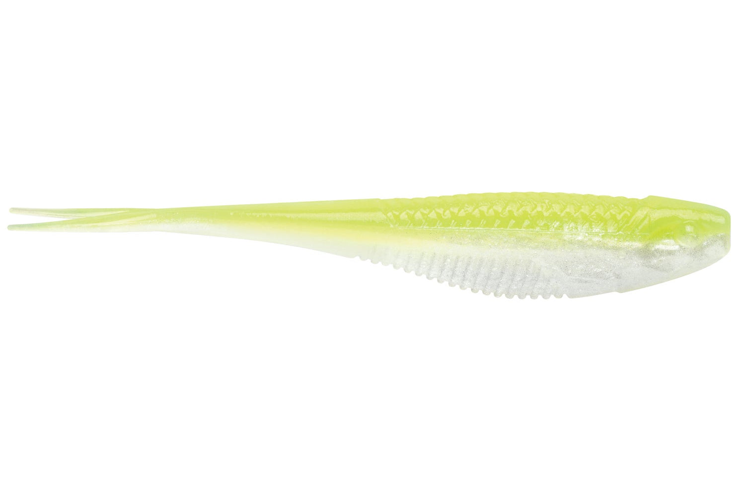 Rapala Crush City The Jerk 3.75" Soft Plastic Jerkbait Chartreuse Pearl