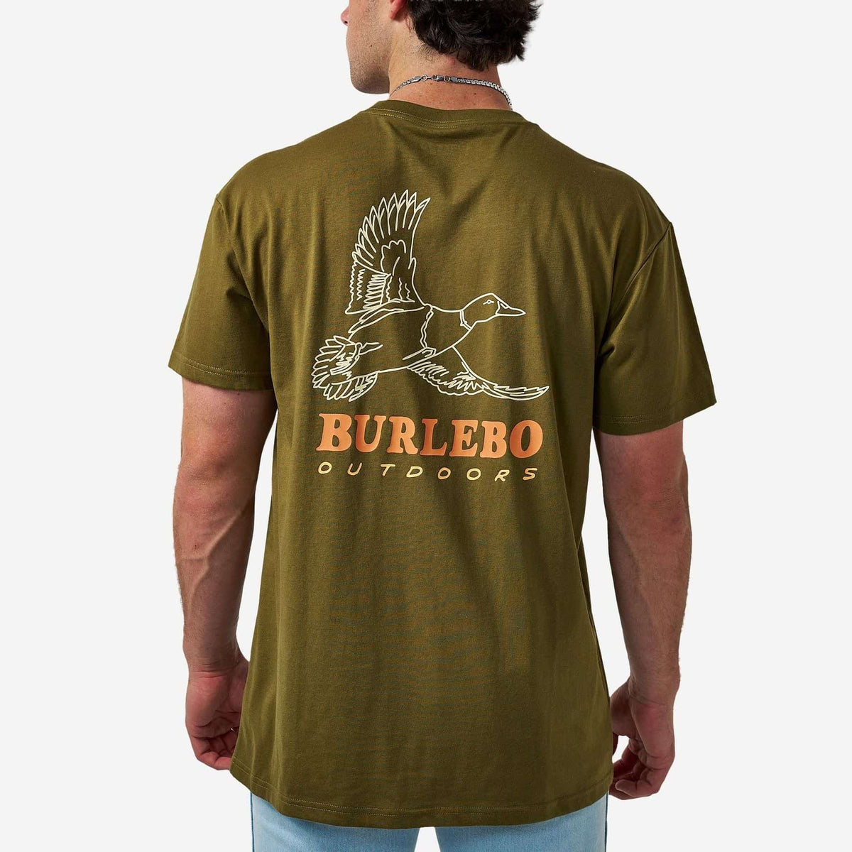 Burlebo Short Sleeve Tee Duck Wild - Hunter Green