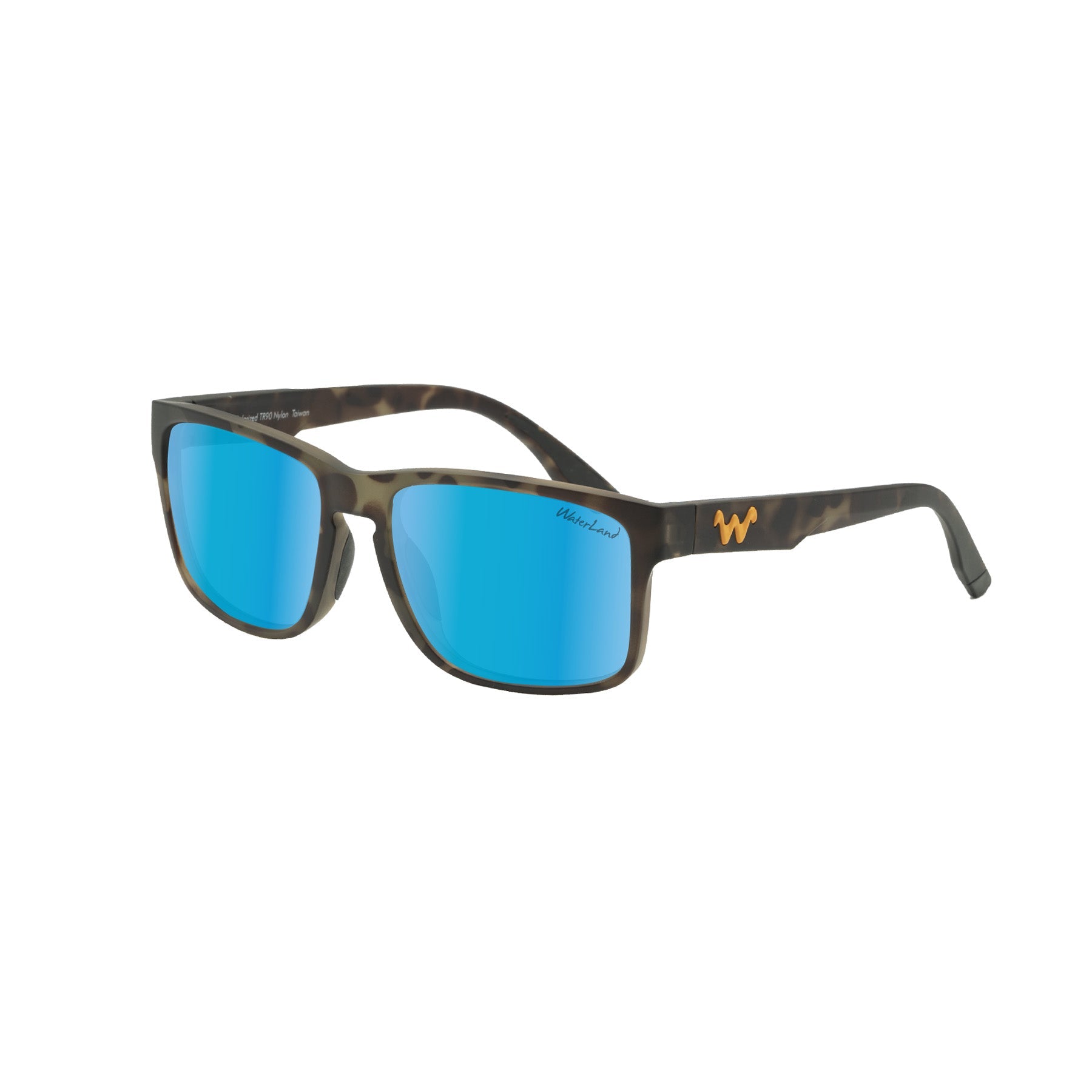 Waterland Men's Sunglass - Sobro Brown Tortoise Blue Mirror Glass