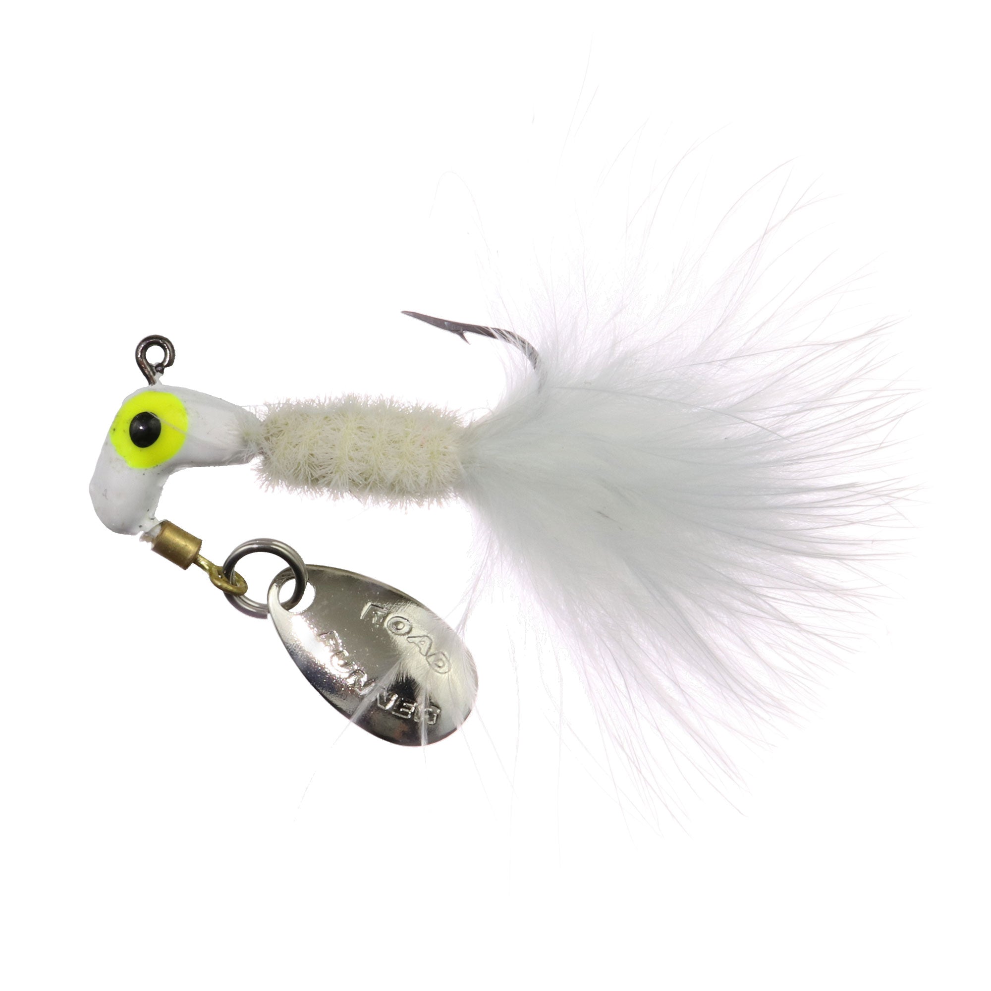 Road Runner Original Marabou Jigs White White 1