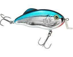 Strike King Hybrid Hunter Jr. Chrome Blue Back