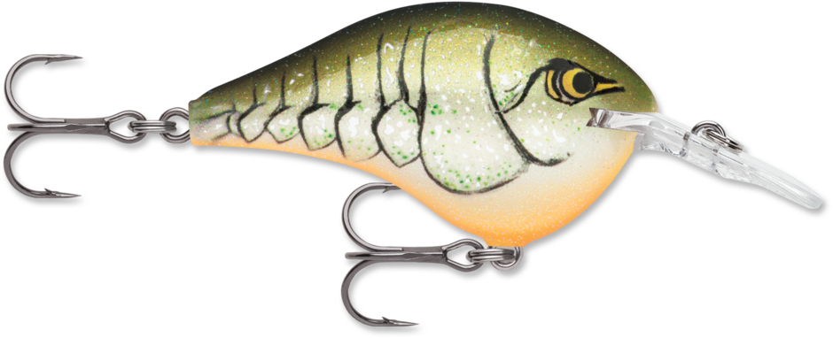 Rapala DT-6 Rootbeer Crawdad