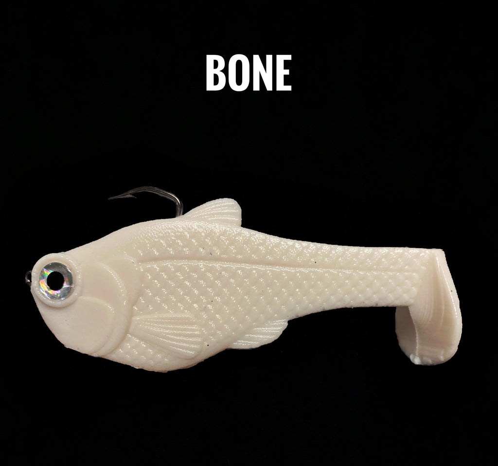 Bull Shad 4.5" Nacho Bone