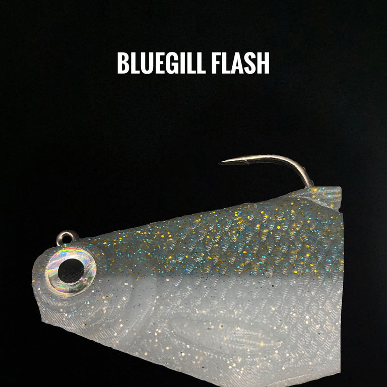 Bull Shad Bacca Burrito Swimbaits Bluegill Flash