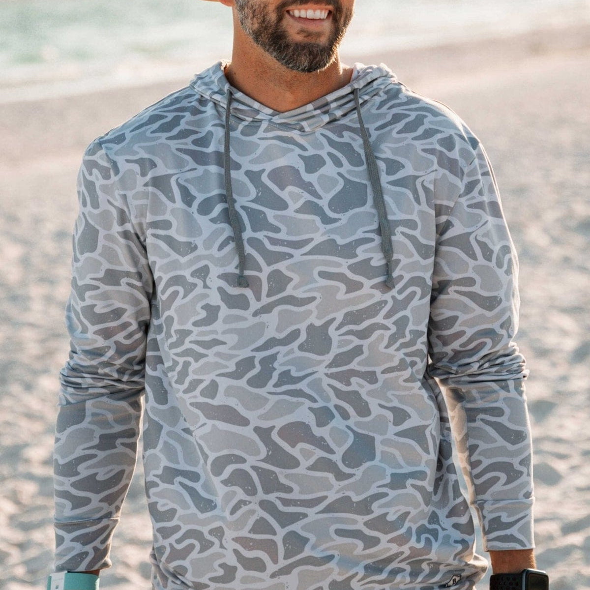 Burlebo Performance Hoodie White Camo