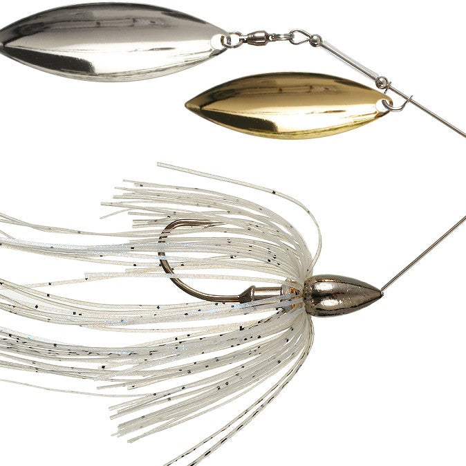 War Eagle Double Willow Spinnerbait Nickel Frame Blue Shad