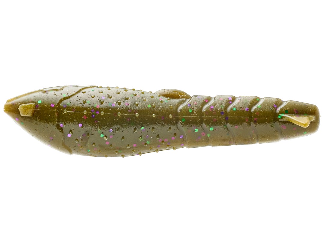 SPRO Craw Nugget Soft Stick Bait 3.5" Green Pumpkin Candy