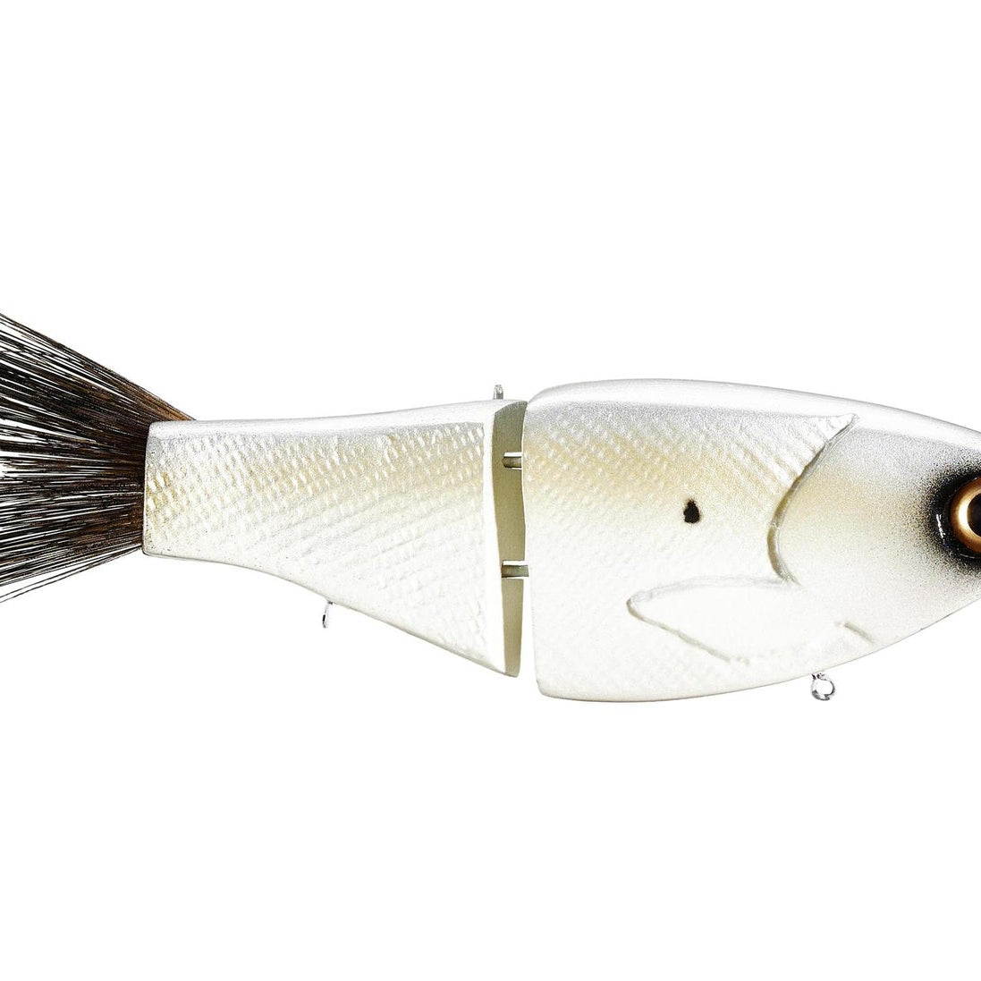 Clutch Swimbait Co. OG Glide Bait Silver Gizard