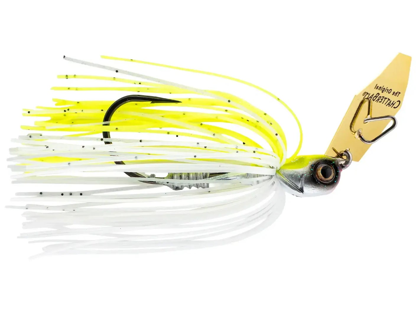 Z-Man Chatterbait Elite EVO HD Chartreuse White