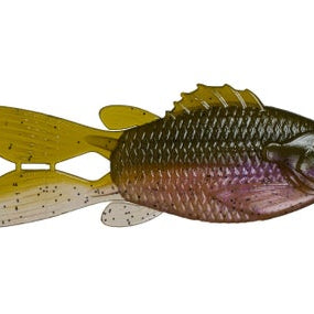 6th Sense FlipGill 3.8 Creature Bait 6pk Green Pumpkin Pro