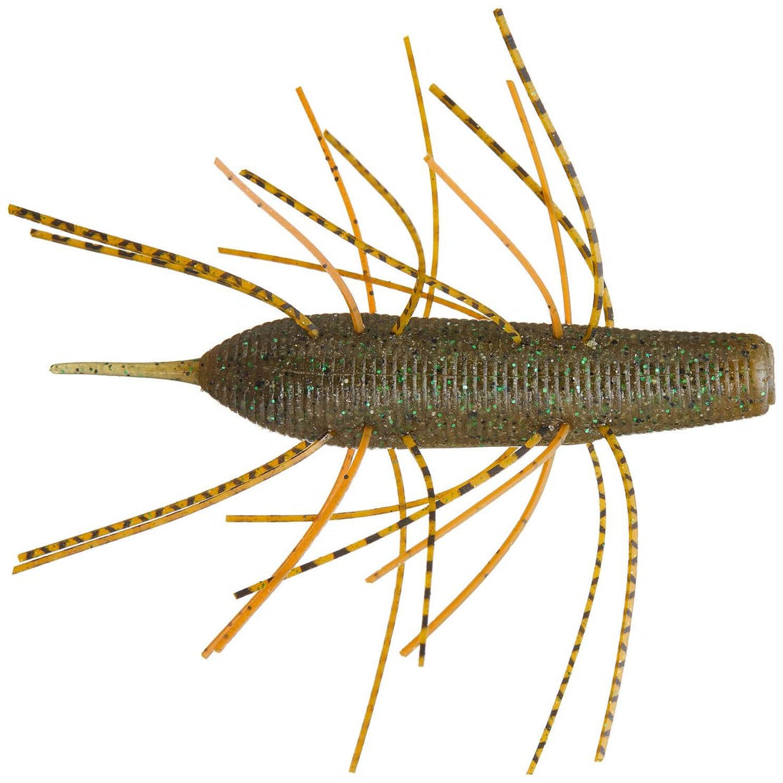 Geecrack Imo Kemushi Stick Worm Green Flake Bug - 383 95