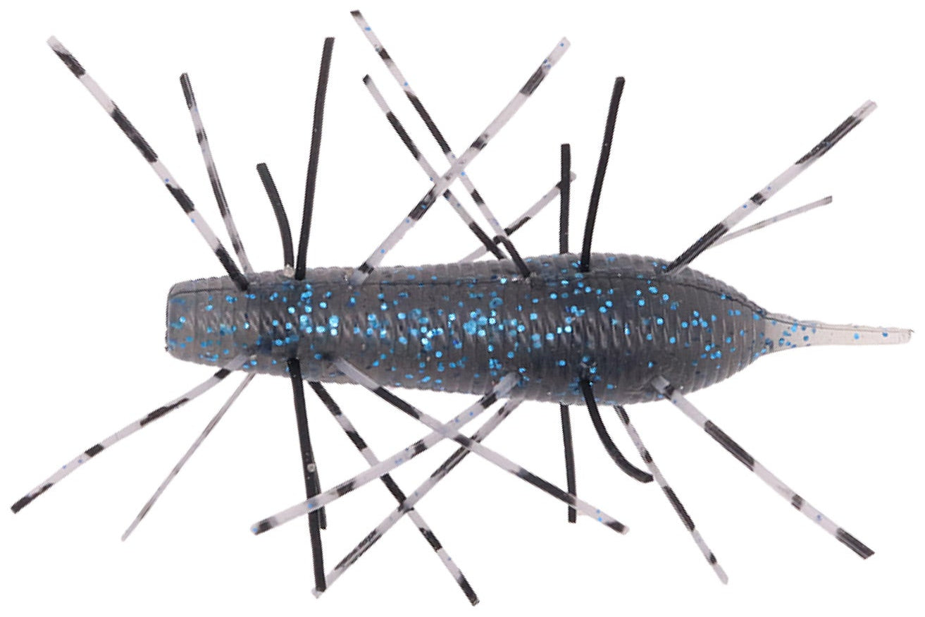 Geecrack Imo Kemushi Floating Stick Worm Smoke Blue Flake-391