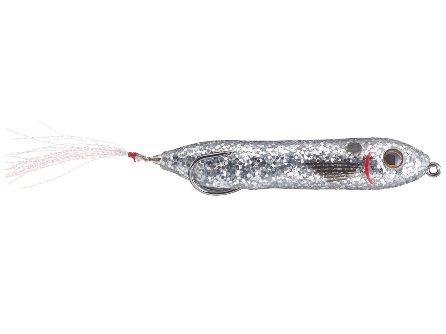 Snag Proof Zoo Dog 3/5oz Topwater Walking Bait Silver Minnow