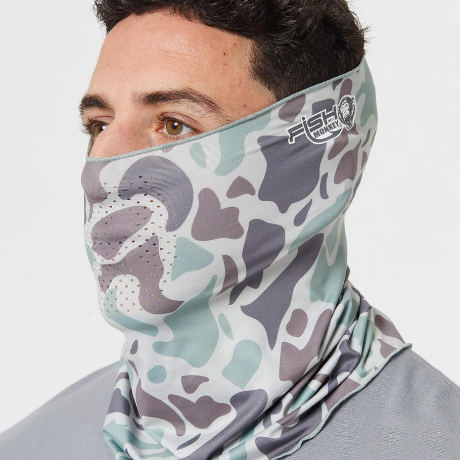 Fish Monkey Performance Face Guard Old School Beige