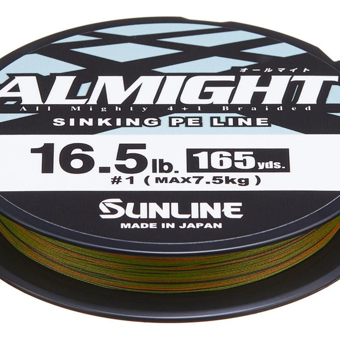 Sunline Almight Sinking PE Braid Olive Camo