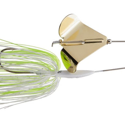 Buckeye Lures Buzzerk Single Bladed Buzzbait White Chart Gold Blade 1 8oz