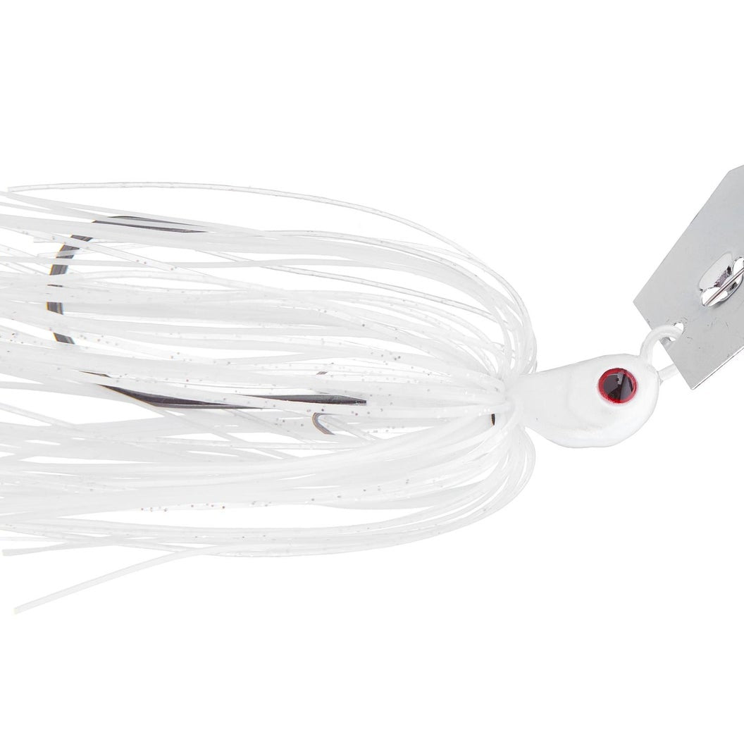 Hag's Hurricane Bladed Jig White - Silver Blade