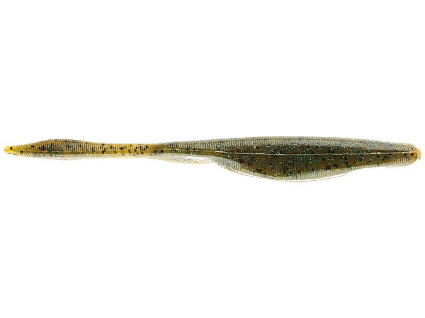 Strike King Caffeine Shad 5" Green Pumpkin Sapphire