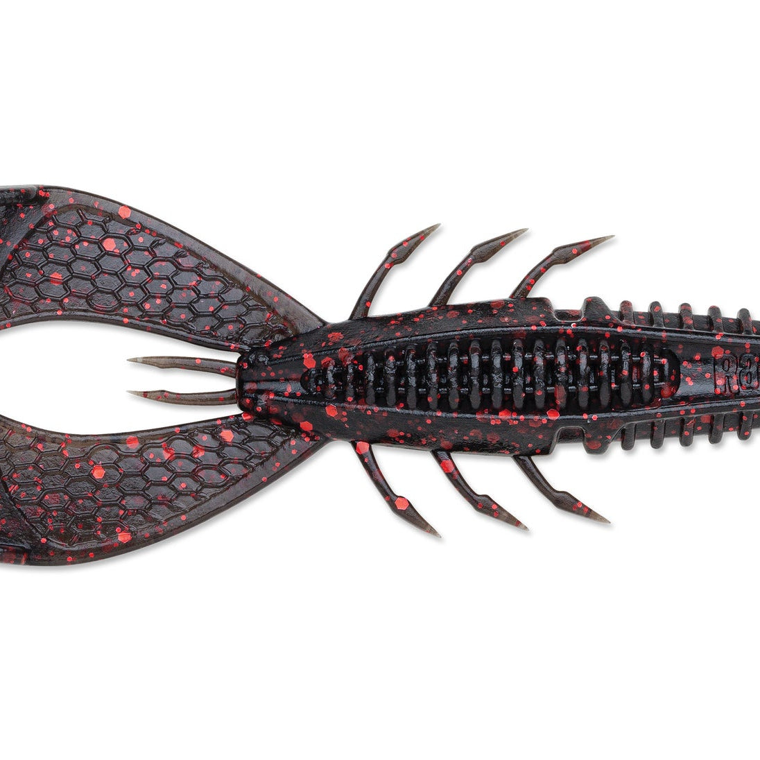 Crush City Cleanup Craw Black Red Flake