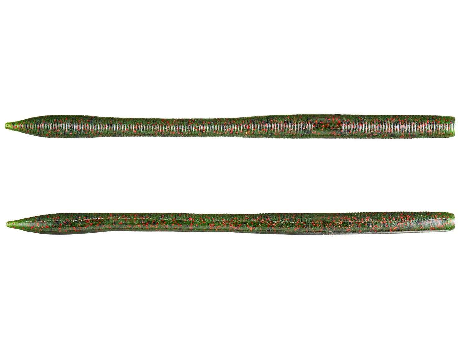 Yamamoto Sensei Straight Tail Worm Watermelon Blk Red Flake - 208